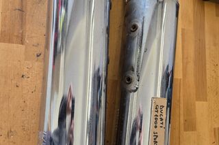 Toba originale cromate Ducati GT1000 Sport