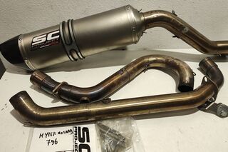 Toba SC Project Hypermotard 796 full system