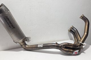 Toba FULL system evacuare Dominator  Yamaha TRACER 9  /GT  titanium carbon