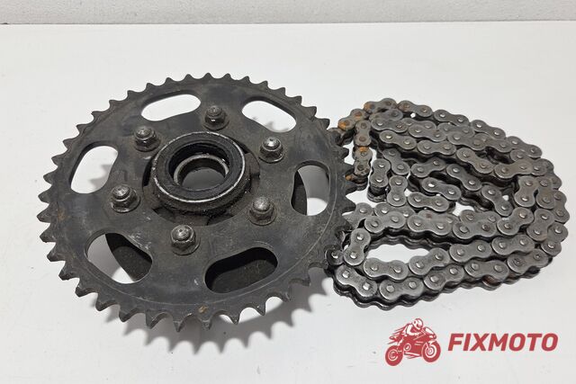 Pinion spate cu suport si lant Kawasaki ZX9R 2002-2003