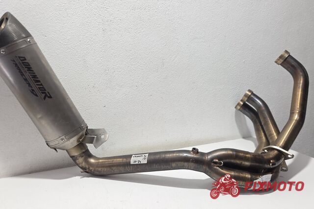 Toba FULL system evacuare Dominator  Yamaha TRACER 9  /GT  titanium carbon